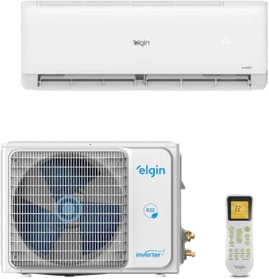 Ar Condicionado Split Elgin Hi Wall Eco Inverter II 12.000 BTU/h Frio Monofásico Branco 45HJFI12C2WC/45HJFE12C2CC - 220V