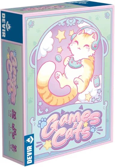 DEVIR - GAMES & CATS - JOGO DE TABULEIRO - 1 A 4 JOGADORES - IDADE: 6 ANOS