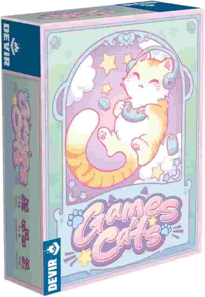 DEVIR - GAMES & CATS - JOGO DE TABULEIRO - 1 A 4 JOGADORES - IDADE: 6 ANOS