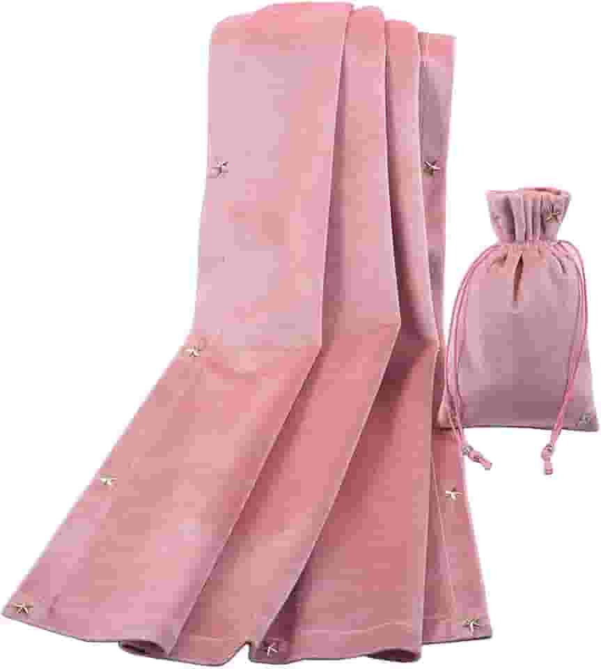 BLESSUME Toalha de mesa de tarô Altar com bolsa de tarô, veludo Wicca (rosa 5)