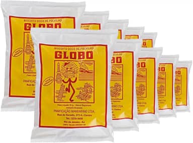 Biscoito Globo Rio de Janeiro, Doce, 10 Pacotes 30g