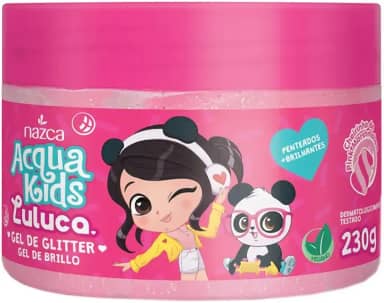 Nazca Gel Glitter Acqua Kids Nazca Luluca Para Todos Os Tipos De Cabelo 230G