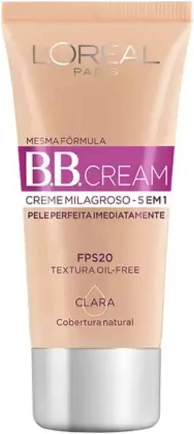 Base BB Cream L'Oréal Paris Dermo Expertise Cor Clara FPS 20, 30ml