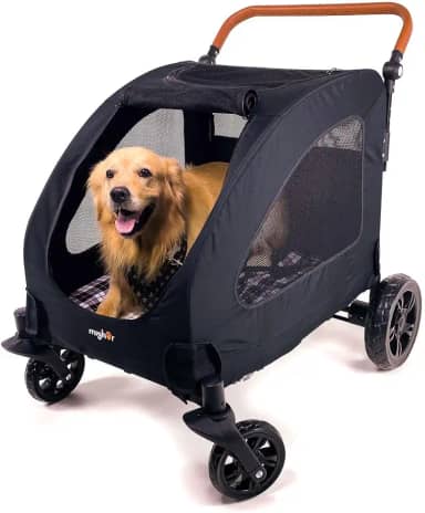 Carrinho de passeio para Pet, animal de estimação, cachorro, cão, gato de grande porte até 55 Kg