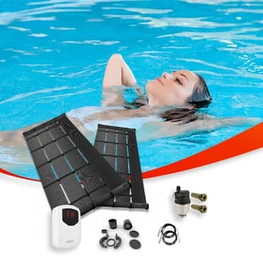 Kit Aquecedor Solar para Piscinas de até 32m² ou 45 mil litros TekSol com Controlador de Temperatura Bivolt