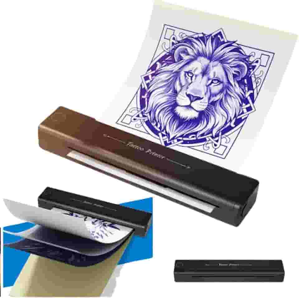 Impressora Portátil Decalque Tatto Bluetooth A4 Ios Android