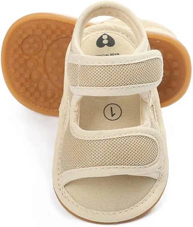 Sandálias para meninos bebês meninas premium respirável sola de borracha antiderrapante infantil verão ao ar livre sapatos infantis primeiros passos