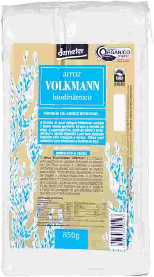 Farinha de Arroz Integral Longo Orgânico Biodinâmico Volkmann 850g