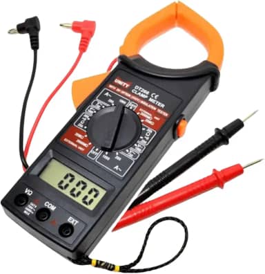 Alicate Amperímetro Digital Portátil 1000A Multímetro Profissional com Display LCD, Cabos de Teste e Estojo – Medição de Tensão, Corrente e Resistência, Startools