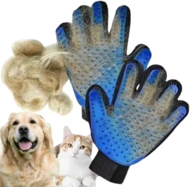 Luva Pet Magnética Removedora De Pelos Para Cães E Gatos Escova Nano Tira Pelos Sem Danificar A Pele Do Pet