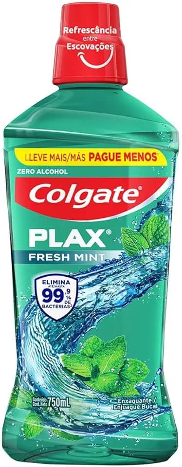 Enxaguante Bucal Colgate Plax Fresh Mint 750ml