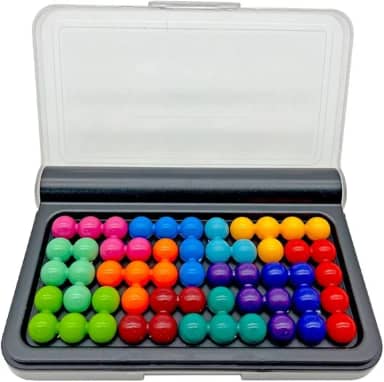 Quebra-Cabeça 3D Infantil 120 Desafios – Jogo Educativo de Lógica e Raciocínio Cores Sortidas Portátil Para Crianças 3 formas de jogar