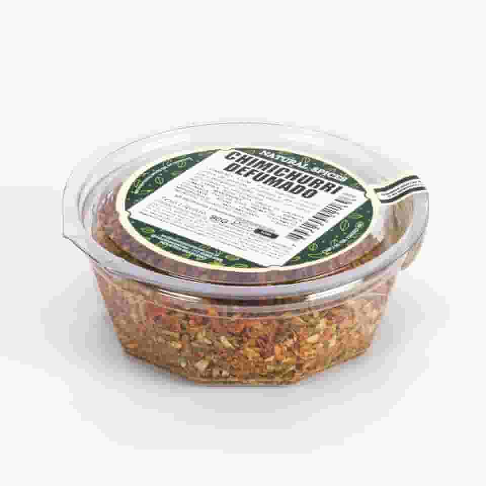 Chimichurri Defumado 90 g – Tempero Natural, Aromático e Versátil em Pote Hermético - Natural Spices