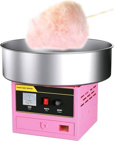 Máquina comercial de algodão doce de 1200 W, fabricante profissional de algodão doce, fabricante elétrico de algodão doce para festa de aniversário