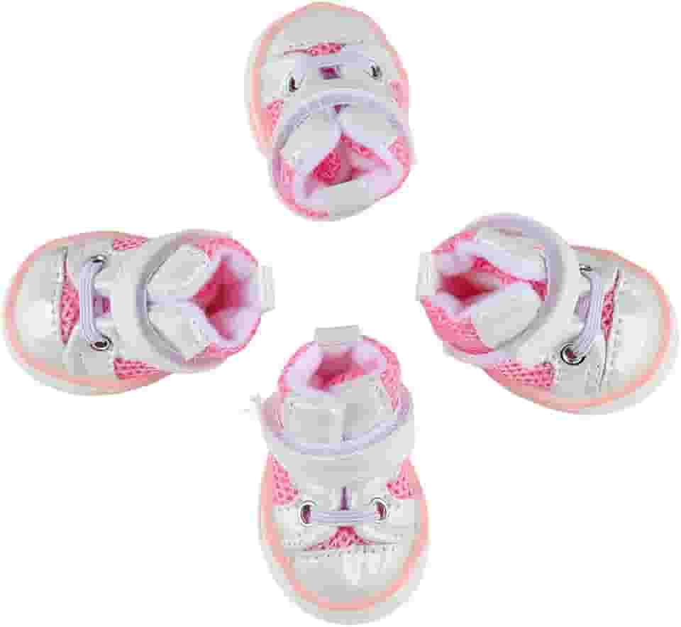 Generic Protetor de Pata de Cachorro, Sapatos de Sola Antiderrapante para Cachorro, Leve, Espessado e Elegante, Ajustável para Atividades Ao Ar Livre para Caminhadas