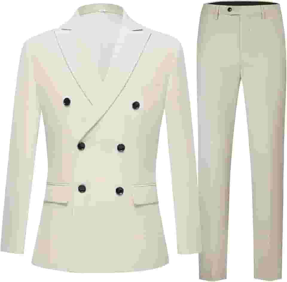 Ternos masculinos de nove cores, 2 peças, smoking trespassado para homens, ternos formais coloridos para homens