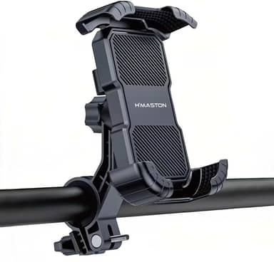 Suporte Universal para Celular Moto em Espelho Retrovisor de Motocicleta Rotação 360 Graus Design Antiderrapante Bloqueio com Uma Tecla