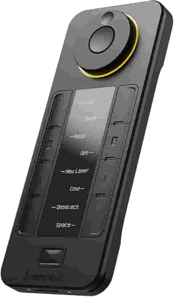 Teclado Programável Sem Fio XENCELABS, Teclado Mecânico Macro Pad com 40 Atalhos de Aplicativos, Tela OLED, Teclado de Atalho para Mesa Digitalizadora, Editor de Vídeo PC Laptop Mac, Preto