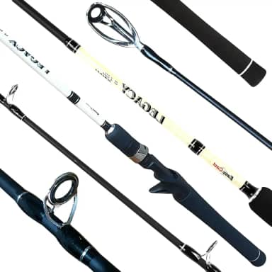 VARA PARA CARRETILHA CARBONO EASY CAST LEGACY 6'3' (1,90M) - 10-20 LBS - 2 PARTES