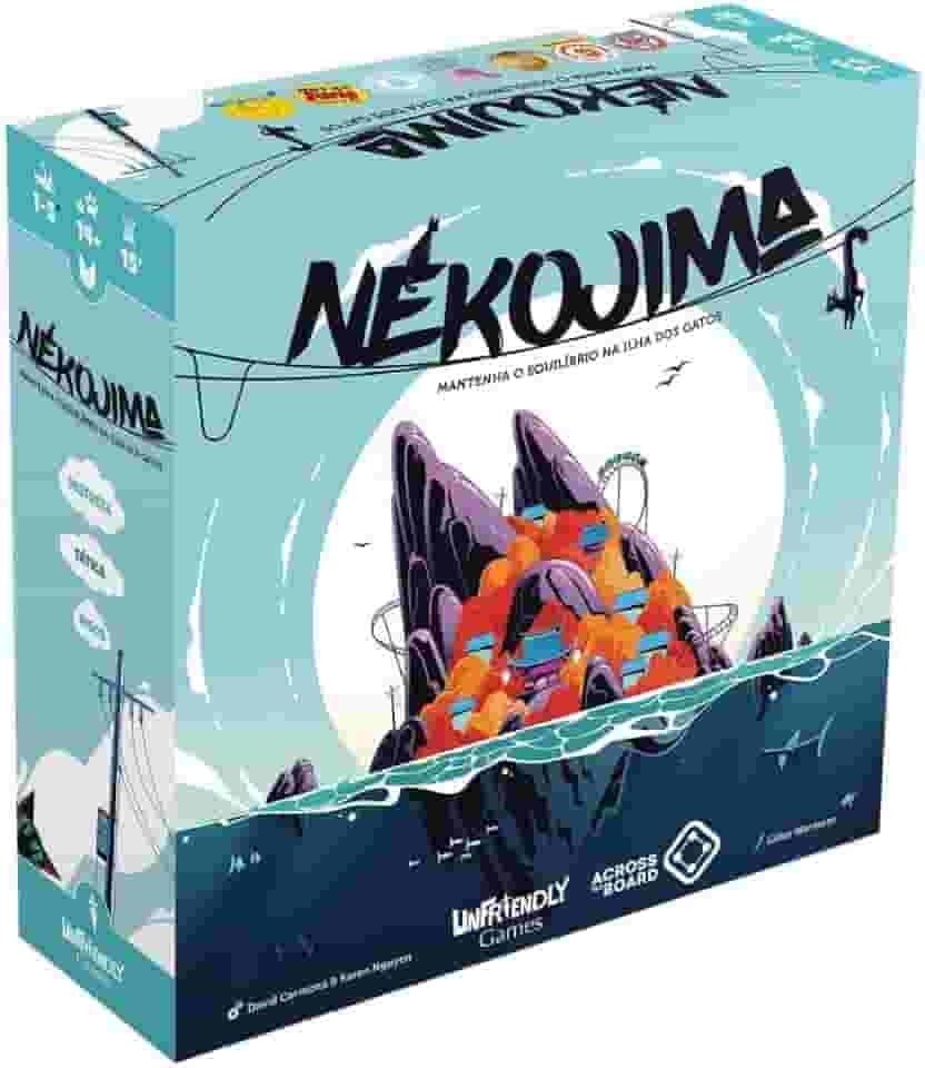 Nekojima Jogo de Tabuleiro Across The Board