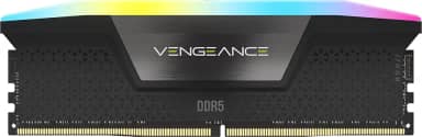 CORSAIR Memória de computador Vengeance RGB DDR5 RAM 16GB (1x16GB) 5600MHz CL40 Intel XMP iCUE compatível - Preto (CMH16GX5M1B5600C40)