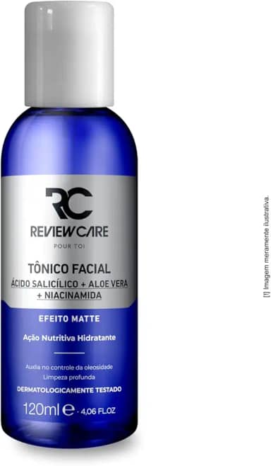Tônico Facial Efeito Matte Ácido Salicílico Aloe Vera e Niacinamida 120ML Review Care