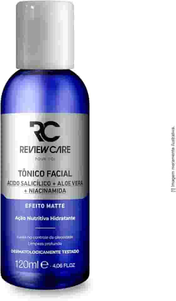 Tônico Facial Efeito Matte Ácido Salicílico Aloe Vera e Niacinamida 120ML Review Care