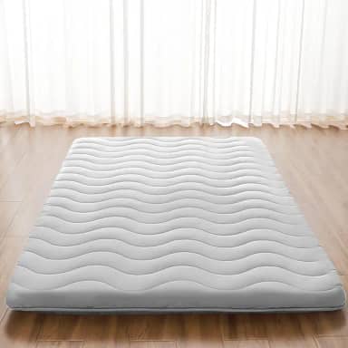 Colchão de futon japonês, 100% espuma confortável de alta densidade, colchão dobrável de 8,89 cm de espessura, tapete de tatame, ideal para conforto e suporte, espreguiçadeira infantil e sofá (win)