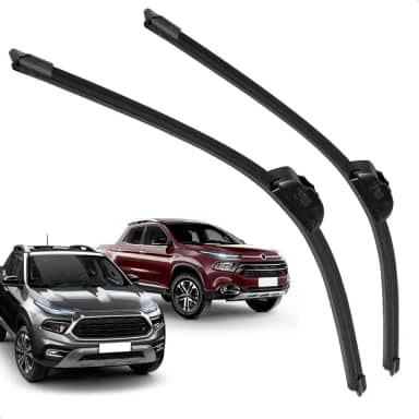 Par Palheta Dianteira Limpadora De Para Brisa Toro 2016 a 2025 De Silicone