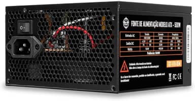 Fonte TGT Enfield 500W OEM | Bivolt Automático 115-230V AC | Formato ATX | Preto