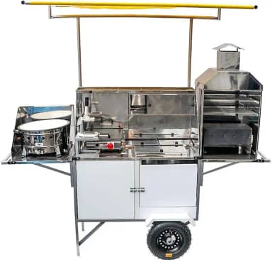 Carrinho 5 em 1 Pastel, Lanche, Churrasco, Hot Dog e Batata Frita Blc42p/t Cefaz