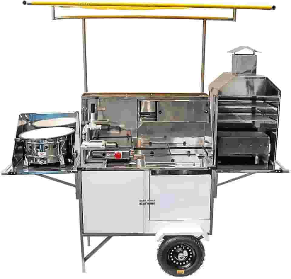 Carrinho 5 em 1 Pastel, Lanche, Churrasco, Hot Dog e Batata Frita Blc42p/t Cefaz