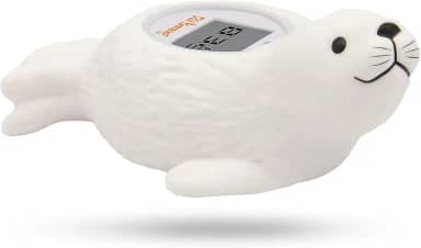 Doli Yearning Termômetro para banho de bebê com temperatura ambiente | Fahrenheit e Celsius (°C/°F) | Forma adorável de vedação| Produtos de segurança para banheiro infantil | Brinquedos de banho