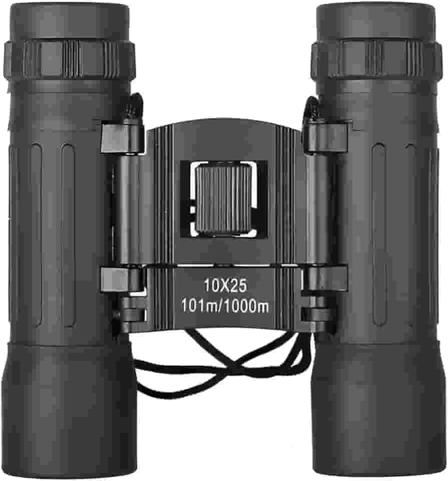 Binóculos 10x25 Profissional De Longo Alcance Potente Diurno e Zoom Até 1000 Metros - Ideal Para Observação de Passaros e Aves - Com Bolsa De Transporte e Flanela de Limpeza