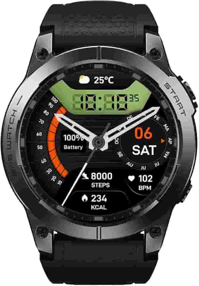 Zeblaze Smart Watch Stratos 3 Pro, exibição HD de 1,43 "AMOLED, Waterspers Imperme/Resposta Ligue para Smart Watches