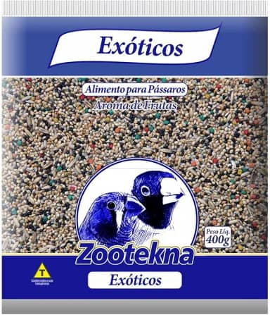 Mistura de Sementes Pássaro Exôtico Zootekna 500g