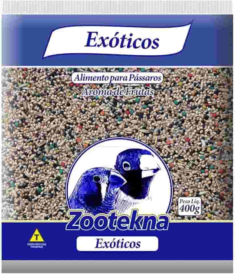 Mistura de Sementes Pássaro Exôtico Zootekna 500g