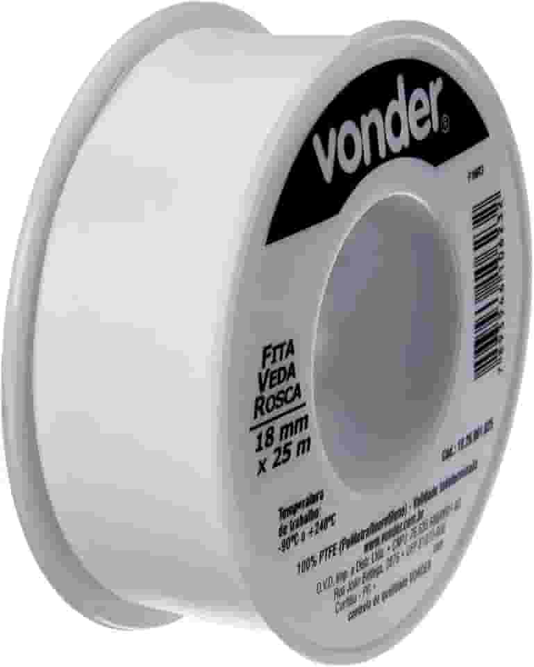 Vonder, Fita Veda-Rosca 18 Mm X 25 M.