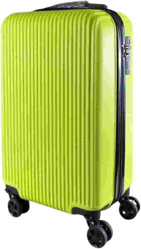 Mala de Bordo 10KG ABS Padrão Anac Giratória Viagem Texas (Verde Limão)