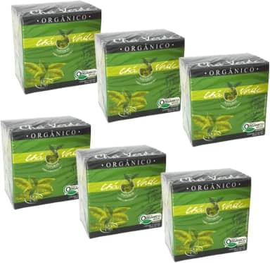 Kit 6cx Chá Verde Orgânico (60 sachês) Campo Verde