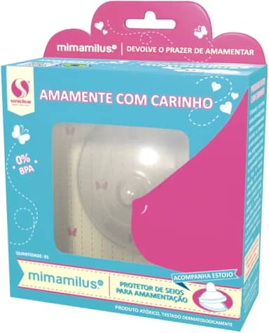Soniclear Intermediário Protetor De Seios Mimamilus Translúcido