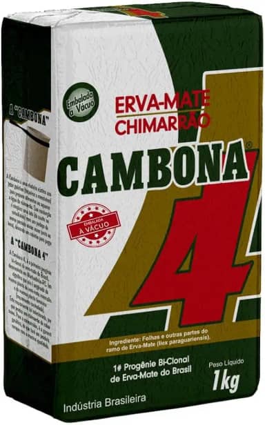 Erva Mate Chimarrão Cambona A Vácuo 1 Kg Val 1 Ano Chimarrão Gaúcho