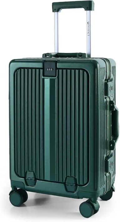 Mala De Bordo Executiva Porta Notebook C/Trava Tsa Intract Diamante Verde