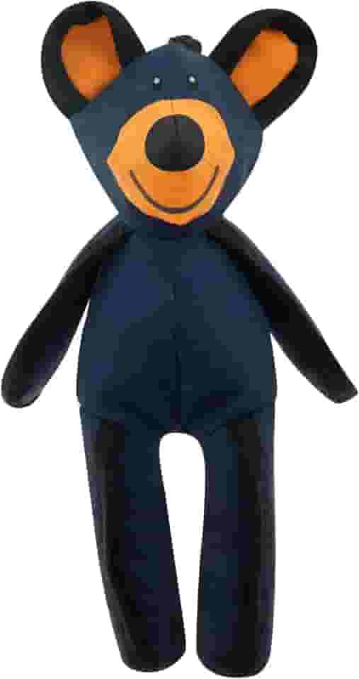 Unbreaka Bear Dog Toy, brinquedo indestrutível, urso inquebrável para cães, brinquedo para mastigar cães para limpar os dentes, brinquedo de pelúcia para cães que rangem, brinquedo interativo para