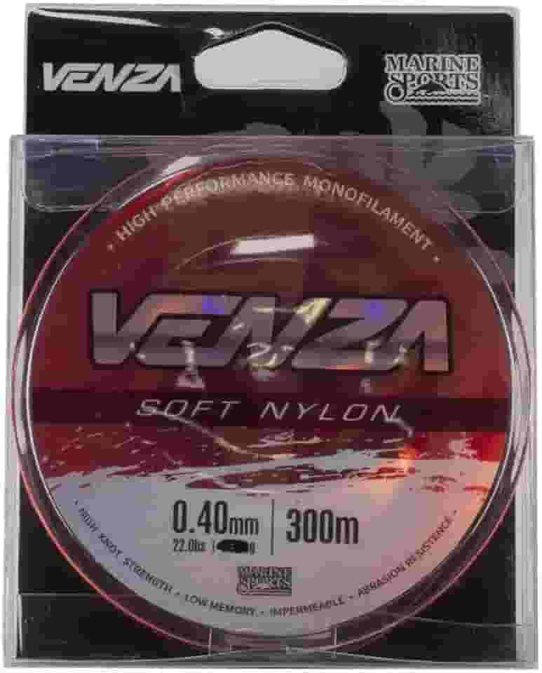 Linha Pesca Monofilamento Venza Soft Nylon 0.40mm 300 Metros
