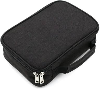 Estojo BOX escolar de grande capacidade armazenamento 100 Pens Impermeável (Preto)