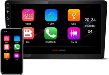 Central Multimídia MP5 9 Polegadas com Android Auto/Apple CarPlay, JR8 - JT30MCAR9