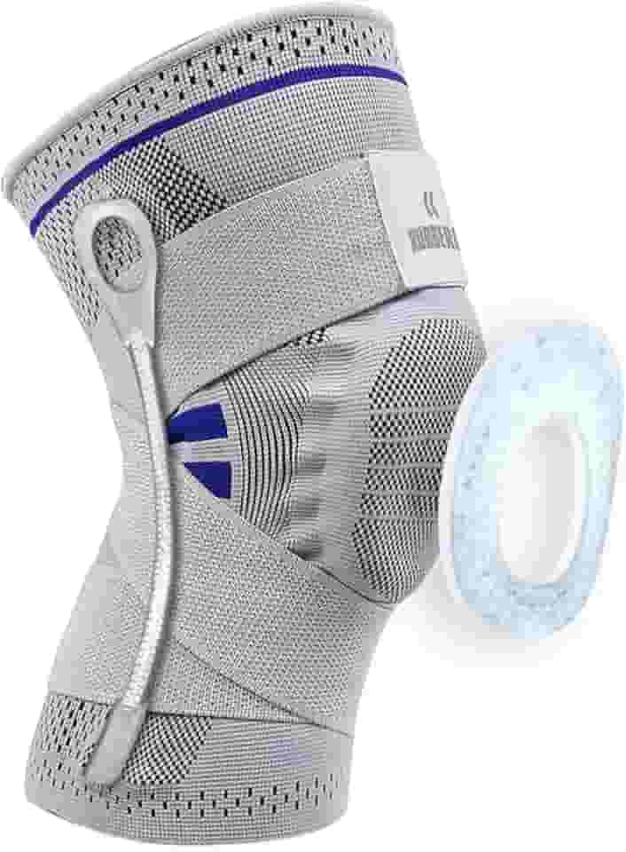 Joelheira de Compressão Profissional Strap para Academia Musculação Corrida Jiu Jitsu Esportes GG