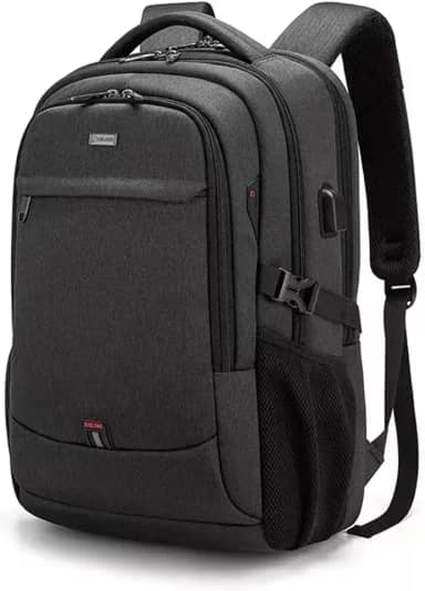 Mochila Executiva Para Notebook Impermeável de até 15.6 Polegadas, Multifuncionais Resistente para Viagens de Negócios Grande Escola Trabalho Viagens Mochila Casual