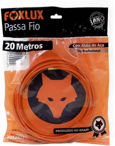 Foxlux Passa Fio Com Alma De Aço 20 Metros